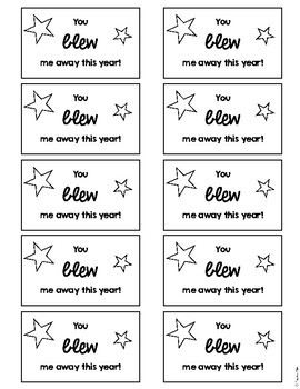 Free Printable End-of-Year Gift Tags for Students