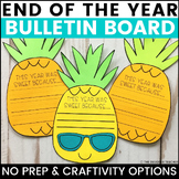 End of the Year Bulletin Board June Summer Pineapple Craft
