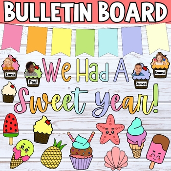 Preview of End of the Year Bulletin Board Summer Kit May Door Classroom Decoration Theme