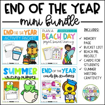 Preview of End of the Year Activities - Grades 1-3 Bundle