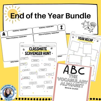 Preview of End of the Year Bundle | Activities for all Subjects | Last Days of School