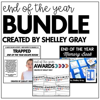 Preview of End of the Year Bundle - Escape Room, Memory Book, End of the Year Awards