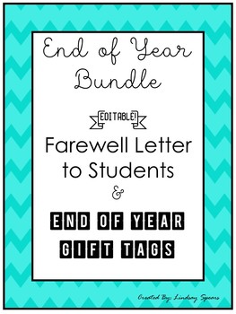 farewell gift tags