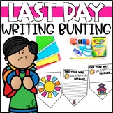 End of the Year Writing Activity | Bunting Banner