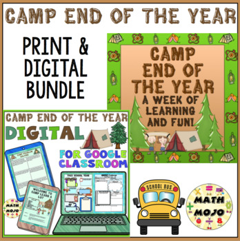 Preview of End of the Year Camp: Digital and Printable Bundle