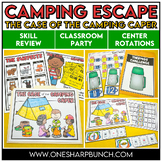 End of the Year Camping Day Escape Room Activities and Centers