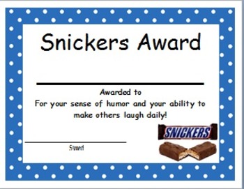 End of the Year Candy Bar Awards! by Amy Firnstahl | TpT