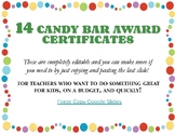 End of the Year Candy Bar Awards - Editable Google Slide i