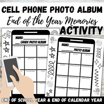 Preview of End of the Year Cell Phone Photo Album of Memories