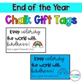 End of the Year Chalk Gift Tags