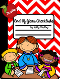 End of the Year Checklists FREEBIE