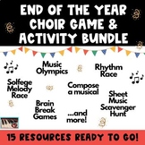 End of the Year Choir Game & Music Activity BUNDLE!
