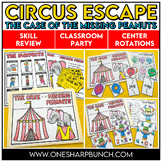 End of the Year Countdown Circus Theme Day Escape Room Act