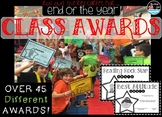 End of the Year ~ Class Award Certificates