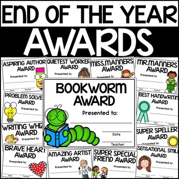 Preview of End of the Year Class Awards | EDITABLE