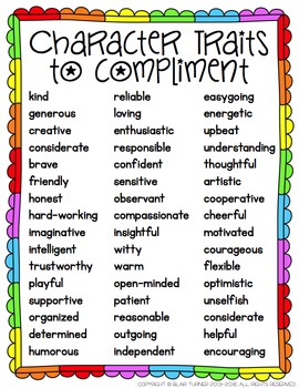 list of compliments