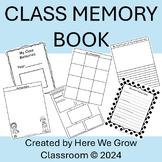 End of the Year Class Book/Memory Book