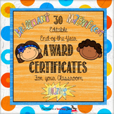 End-of-the-Year Classroom Award Certificates