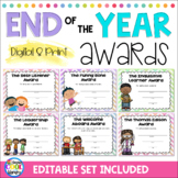 End of the Year Classroom Awards Editable | Google Slides 