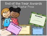 End of the Year  Classroom Certificates