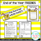 End of the Year Classroom Freebies a Growing Resource See Below!