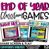 End of the Year Virtual Classroom Games