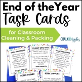 End of the Year Classroom Packing Task Cards