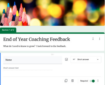 Preview of End of the Year Coaching Survey 2022-2023