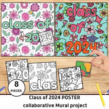 Preview of End of the Year Collaborative Art Poster I Class Of 2024