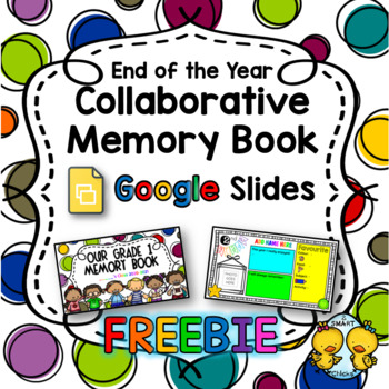 Preview of End of the Year- Collaborative Memory Book FREEBIE