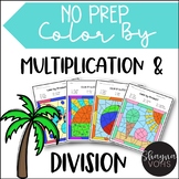 End of the Year Color by Multiplication & Division - Summe