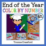 End of the Year Color by Number 6th Grade Decimals Absolut