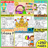 End of the Year Coloring Pages Activities - Summer June Fu