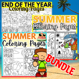 End of the Year Coloring Pages - Summer June Activities Fu