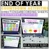 End of the Year Countdown Activities - Games