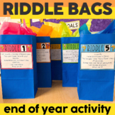 End of the Year Activities and Countdown - Riddle Bags
