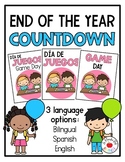 End of the Year Countdown in Spanish, English and Bilingual