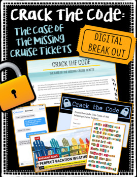 Preview of End of the Year Digital Crack the Code: Case of the Missing Cruise Tickets