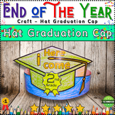End of the Year Craft - Hat Graduation Cap - Editable Name