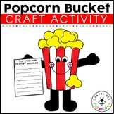 End of the Year Popcorn Craft Bulletin Board Craftivity Wr