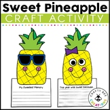 End of the Year Pineapple Craft Bulletin Board Craftivity 