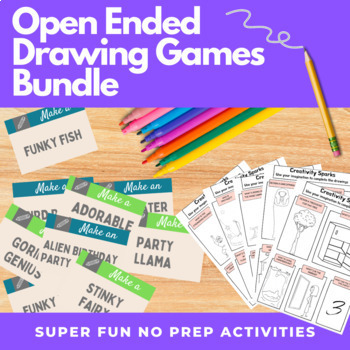 Preview of Open Ended Art Games and Activities Bundle