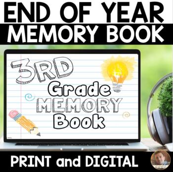 Preview of School Year Memory Book for Grades 2-5 fun End of the Year Activities