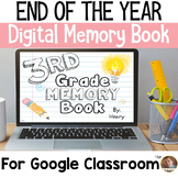 End of the Year DIGITAL Memory Book for Grades 2-6 | End o