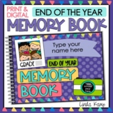 End of the Year Memory Book PRINT & DIGITAL