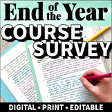 End of Year Student Survey: Google Survey and Questionnaire