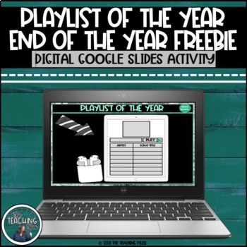 Preview of End of the Year Digital Activity Playlist of the Year Free | Distance Learning