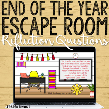 Preview of End of the Year Digital Escape Room Breakout