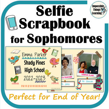 Preview of End of the Year Digital Memory Book for 10th Grade