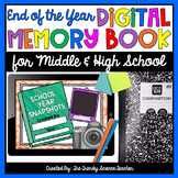 End of the Year Digital Memory Book for Distance Learning 